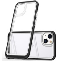 Hurtel Clear 3IN1 Case FÜR Iphone 14 Silikoncover MIT Schutzrahmen