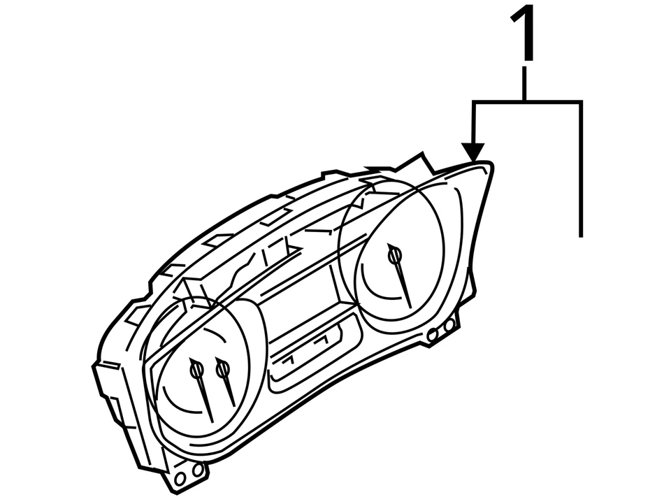 Cuadro de instrumentos velocímetro Ford Explorer 2014-2015 medidores VLOKF Foto 4 de 4