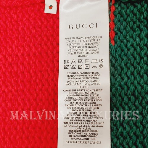 GUCCI MENS SWEATER OVERSIZED COLORBLOCK KNITTED CARDIGAN $1,350 sz L Large - Picture 13 of 20