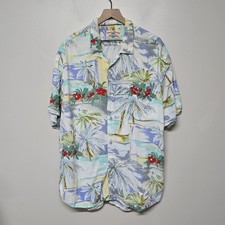 Vintage Jams World 30th Anniversary Rayon Shirt Men XL Redort Beach Vacation