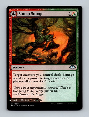 #ad Stump Stomp Modern Horizons 3 Non Foil MTG NM $2.00