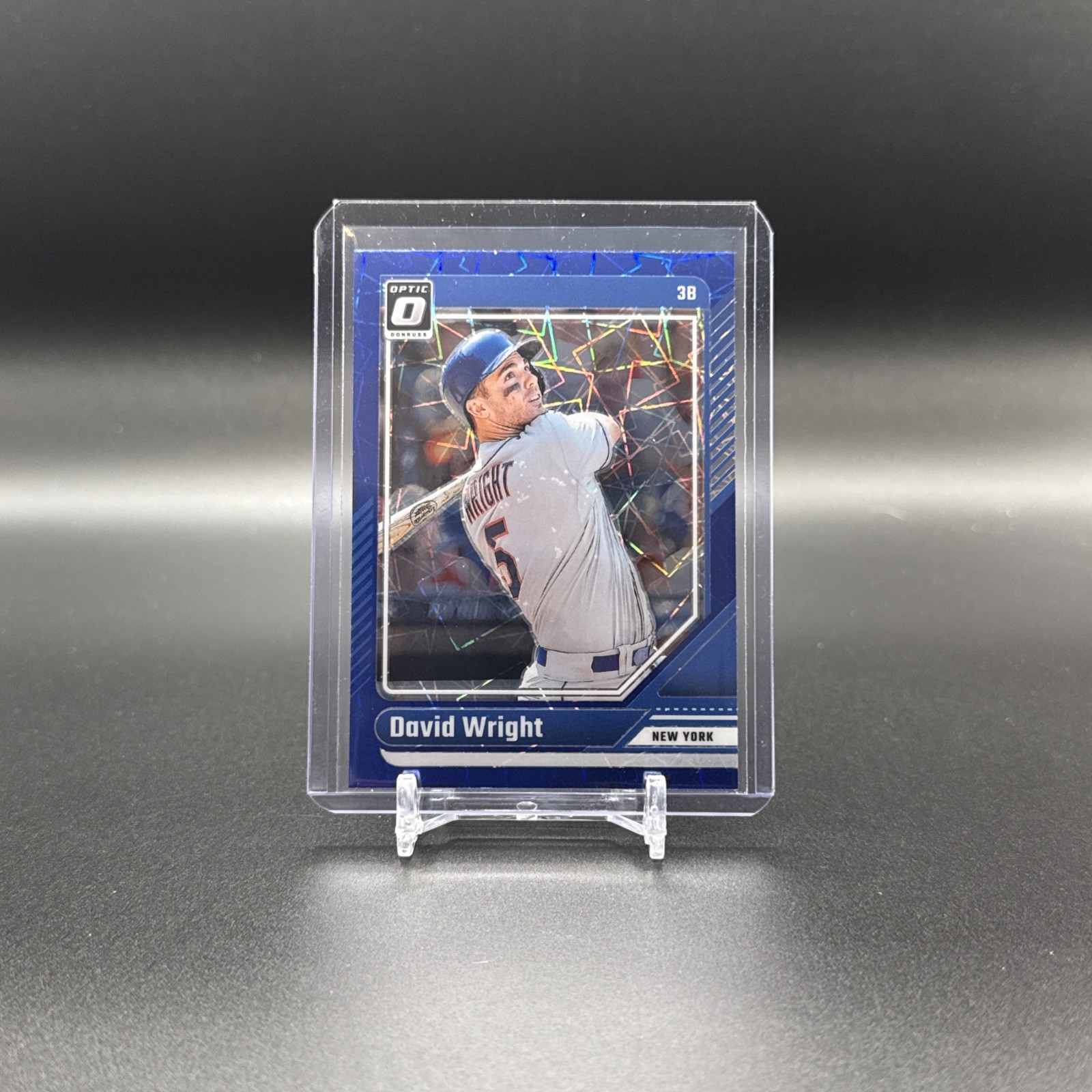 2024 Panini Donruss - Optic David Wright #43 Blue Velocity Prizm NY Mets