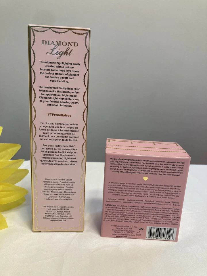 Too Faced Diamond Light Diamond Fire Highlighter & Brush 0.42oz - Image 2 of 3