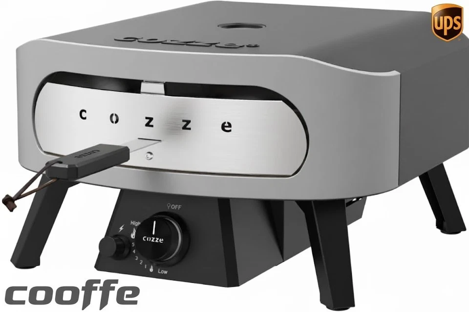 COZZE Forno Pizza a Gas 13” – Gas 30 mbar | Pietra in cordierite inclusa | NUOVO
