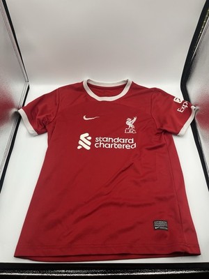 Liverpool F.C. 2023/24 home stadium jersey in Gym Red and White Size M