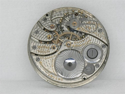 #ad SCARCE 16S ROCKFORD WINNEBAGO RAILROAD GRADE 17 JEWEL MOVEMENT amp; DIAL $135.00