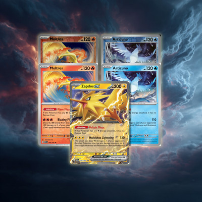 Pokémon 151 Legendary Bird Trio Set | Moltres Articuno Zapdos ex NM | Free Ship