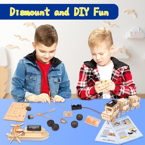 6-in-1 STEM Kits for Kids Age 8-12, Educational STEM Toys for Boys and Girls,... - Picture 5 of 7