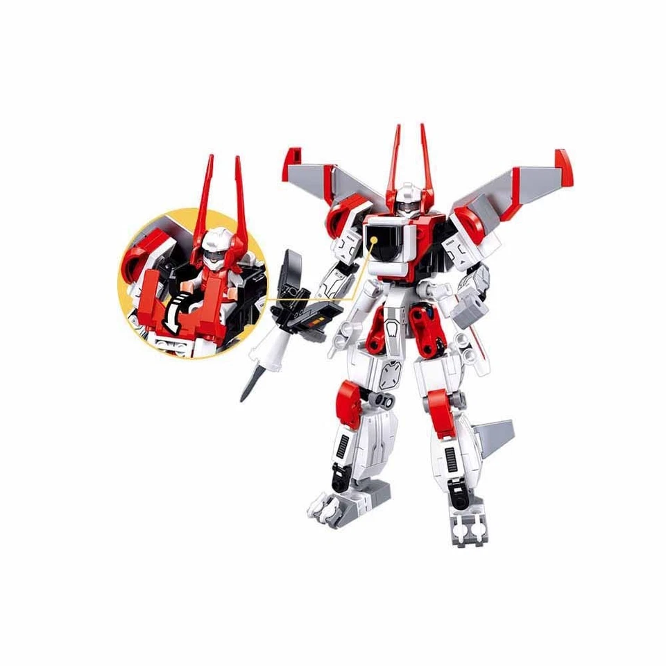 Sluban - Army jet fighter 2 in 1 M38-B1281 - Image 2 of 4