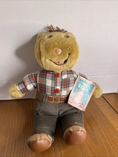 Vintage Eden Arthur The BRAIN Alan PBS Kids 13" Stuffed Plush Doll Marc Brown