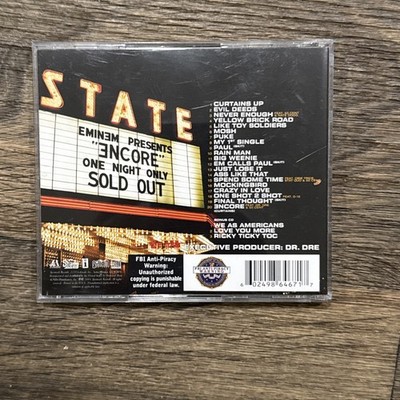 Encore by Eminem (CD, 2004) 602498646717| eBay