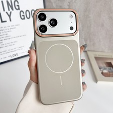 For iPhone 17 Pro Max 16 15 14 13 11 Case Matte Magnetic Shockproof Phone Cover