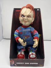 CHUCKY Side Stepper (film gioco bambini) Spirit Halloween clip vocale parlante nuovo con scatola
