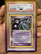 Pokemon Mewtwo Gold Star Holo Holon Phantoms 103/110 PSA 7 on eBay