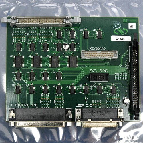 Newport E3436B1 XPS Motion Controller Digital I/O Board GPIO TRIG IN with Cables - Picture 3 of 5