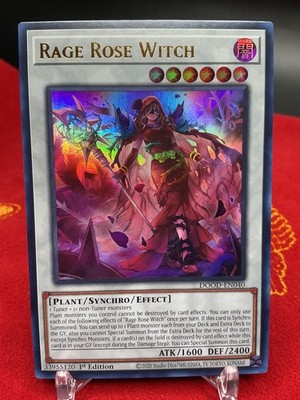 Rage Rose Witch DOOD-EN040 Yugioh Doom of Dimensions LP