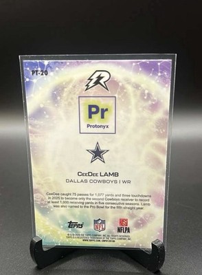 Topps Resurgence CeeDee Lamb Protonyx Insert #PT-20 Dallas Cowboys