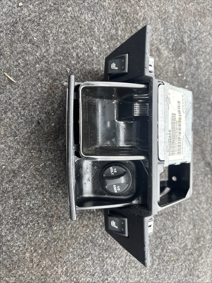 Chrysler 300 2005-2010 bandeja de cenizas con interruptores de calefacción de asiento, 04595968AB Foto 3 de 4