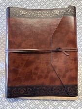 LARGE Genuine Leather Journal Diary Sketchbook Notebook Handmade Vintage Rustic