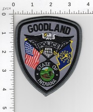 GOODLAND ----  INDIANA ^^ COLLECTIBLE POLICE EMBROIDERED PATCH