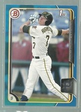 2015 Bowman Draft Blue #9 Casey Hughston 144/150 (ref39990)