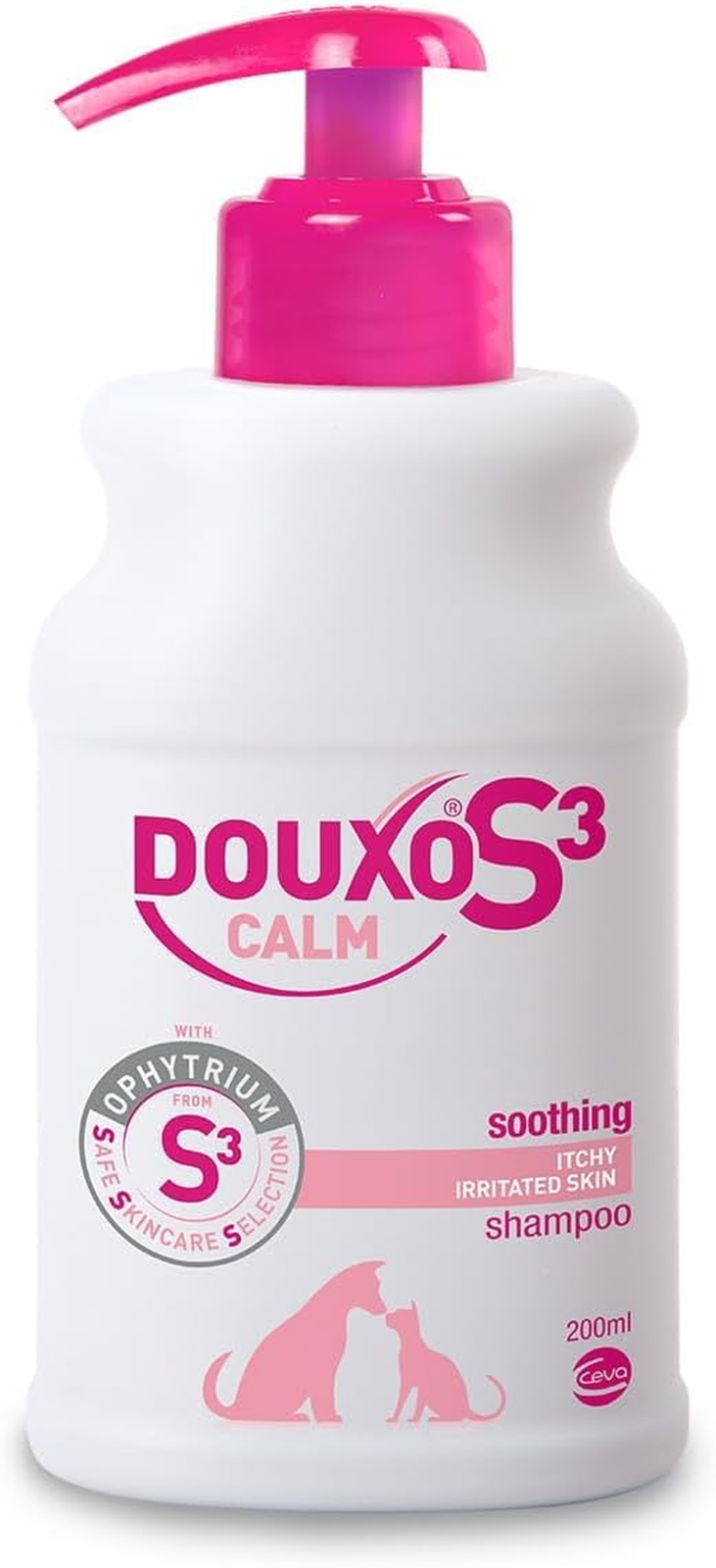 DOUXO S3 CALM Shampoo, Vet-Recommended Itch Relief for Dogs and Cats, Soothes Se