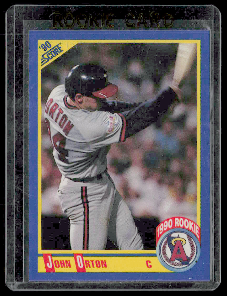 ⚾ 1990 Score John Orton #582 Angels RC Vintage 🔥