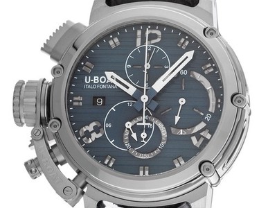 U-Boat Chimera Chrono SS Blu Limitiert Ref.9589 Full Set Neu