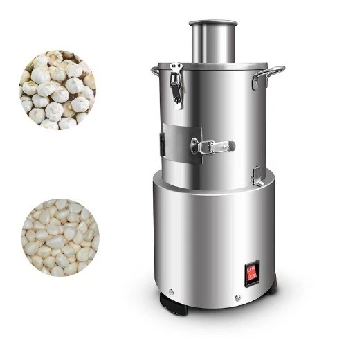 220V Stainless Steel Garlic Peeler Commercial Household Electric Peeling Machine