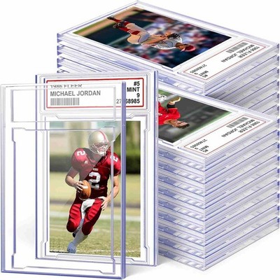 5/10/25/50/100Pack Empty PSA Style Slabs Graded Card Holder For Pokémon 35PT TCG
