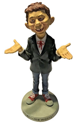 Alfred E Neuman What Me Worry WB Studio Store Exclusive 14'' Statue Mad Magazine