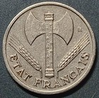 1942 France 50 Centimes Uncirculated Condition Vichy French Coin — photo 1