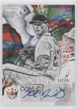 2019 Panini Diamond Kings DK Signatures Holo Silver 56/99 Kyle Wright Auto 0s55