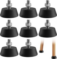 GummifüßE Schraubbar M6 32Mm Schwarz 8 StüCk Gummipuffer MöBel FüßE