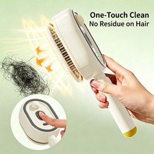 Electric Spray Hair Brush 2in1 Misting Steam Comb Anti Frizz Scalp Massager
