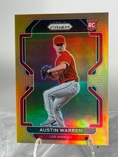 2022 Prizm Austin Warren Orange /100 #187
