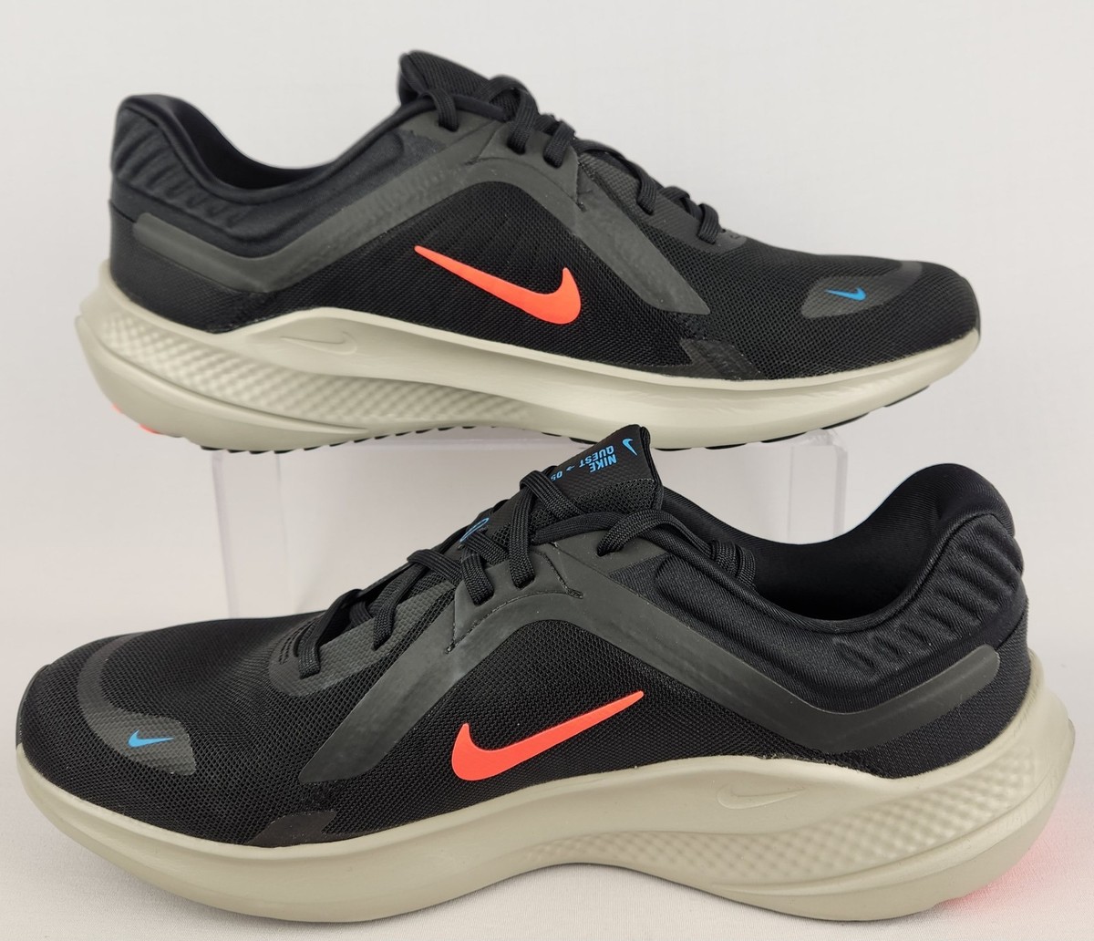 Nike Quest 5 Black Cobblestone Mens 12 Athletic Running  display picture 3