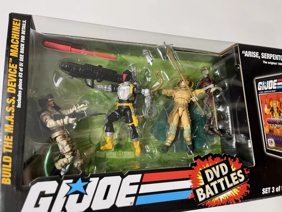 GI Joe DVD Batallas “Levántate, Serpentor, Levántate” Construye el Dispositivo Masivo Set 3 de 5 Foto 2 de 4