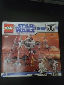 LEGO Star Wars Separatist Spider Droid 7681 100% Complete with Box Instructions