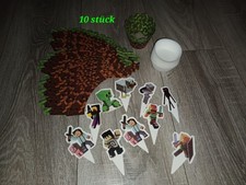 Résolution minecraft décoration d'anniversaire moules à muffins gâteau décoration de gâteau lot 10 pièces