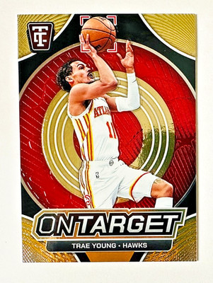 2024-25 Panini Totally Certified Trae Young On Target Insert Card SP #/249 Hawks