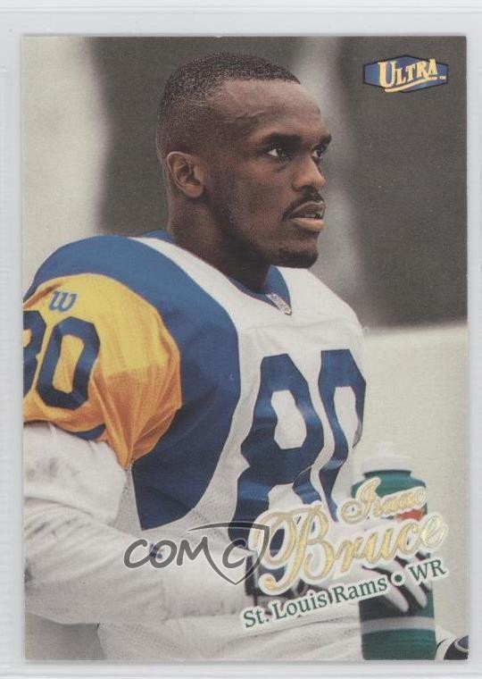 1998 Fleer Ultra Gold Medallion Isaac Bruce #127G HOF 0a1