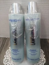 N.O.S. Sebastian Laminates Shampoo Moisturizing Shine Cleanser 8.5oz (2PK)