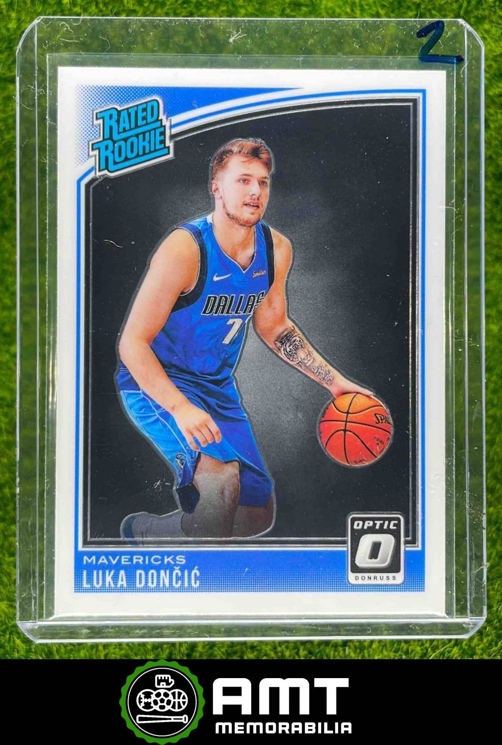 Luka Doncic Rated Rookie 2018-19 Panini Donruss Optic Dallas Mavericks #177 #2