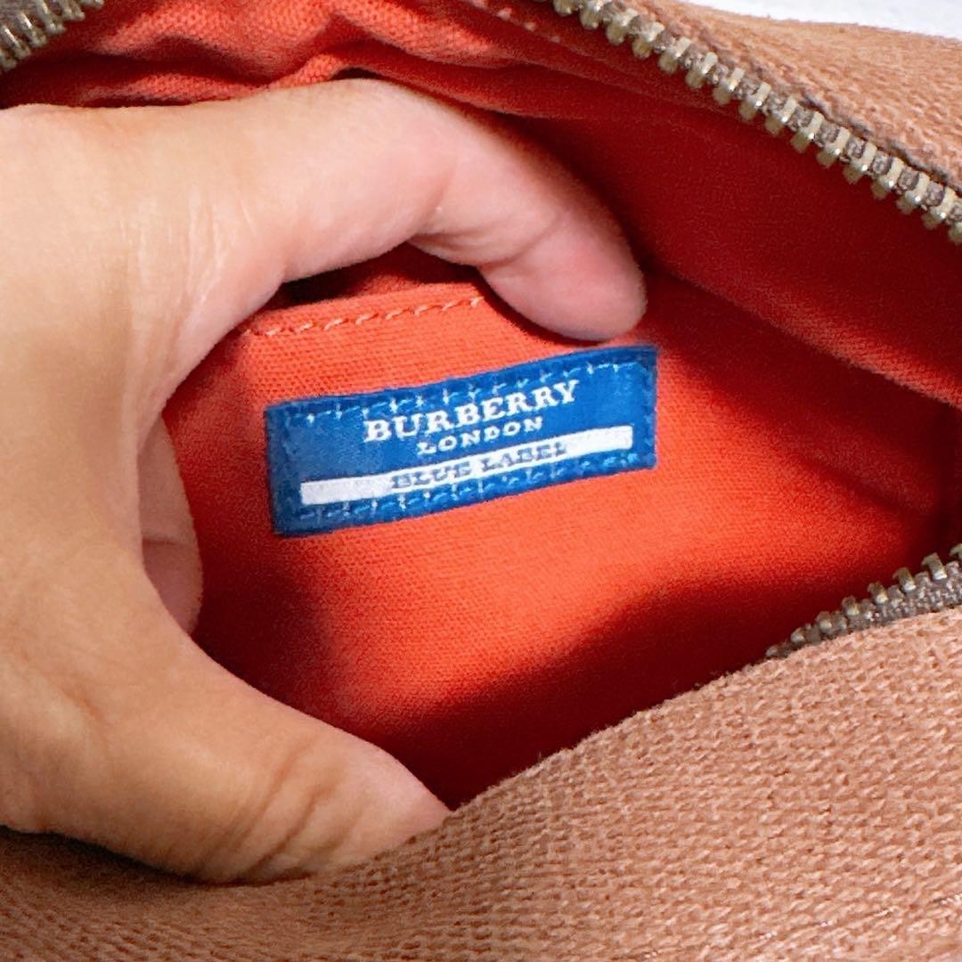 Burberry Blue Label Shoulder Bag Nova Check Crossbody Bag Compact Beige New thumbnail 10