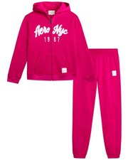 Girls Tracksuit - 2 Piece Cozy Fleece Zip Up Hoodie and Jogger Sweat Pants - ...