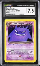 PSA 7.5 Dark Gengar 2002 Neo Destiny 6/105 Holo SWIRL Pokemon Card psa