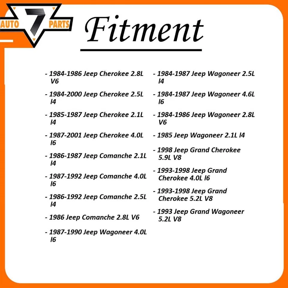 Amortiguadores delanteros FCS para Jeep Cherokee 1984-2001 1986-1992 Jeep Comanche Foto 2 de 3