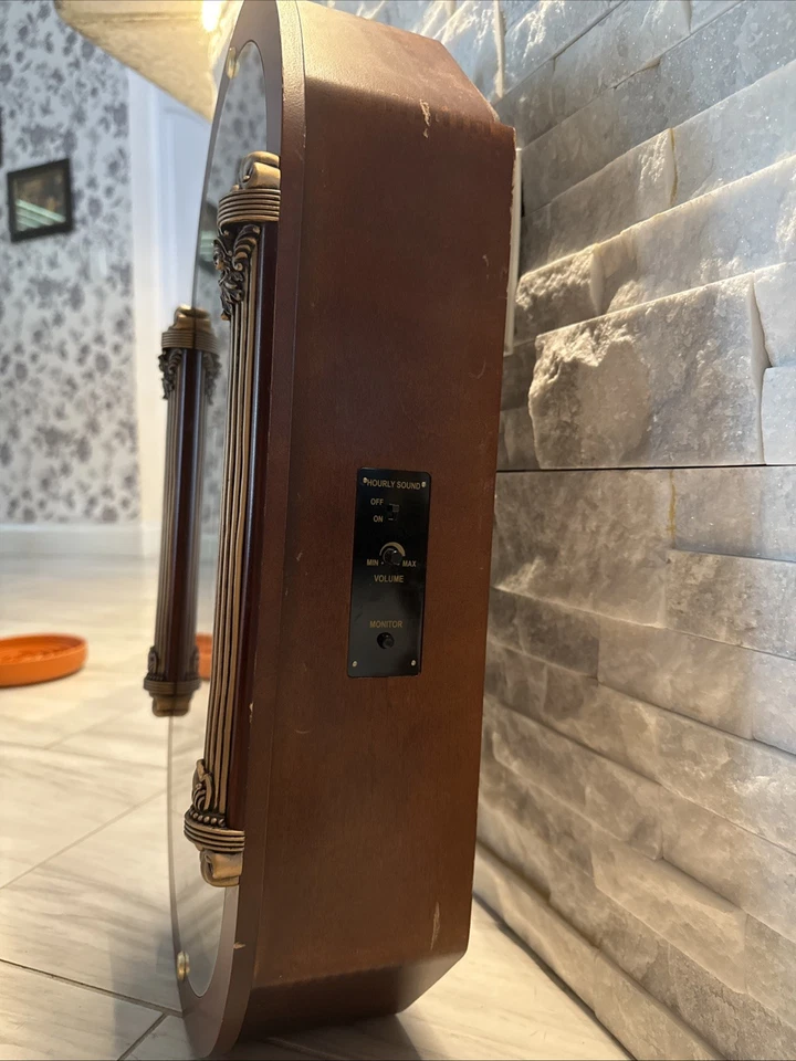 Reloj de Pared Rhythm CTS Reloj de Sol Gótico Madera Movimiento Musical Péndulo Foto 2 de 4