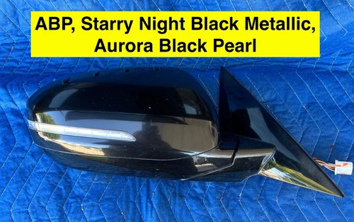 🧲14-16 Kia Cadenza Passenger BLIND SPOT  SIDE VIEW MIRROR Exterior BLACK Right